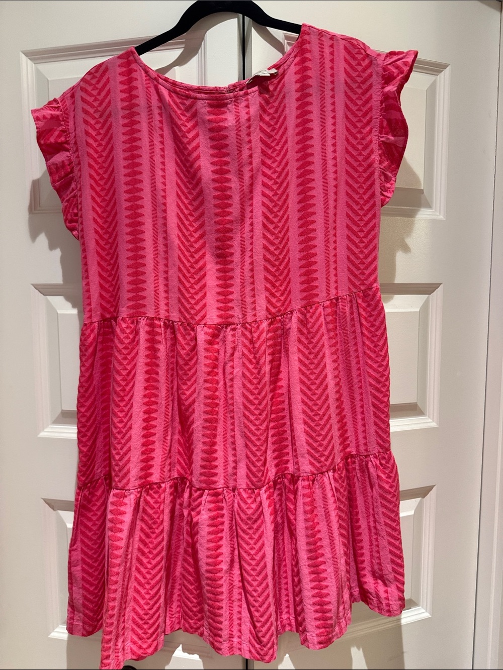 LOFT Outlet Pink Textured Shift Dress